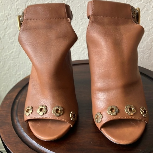 Coach: Brown Eddison G2503- adjustable ankle strap- Mule Heels- 5.5 - Picture 3 of 16
